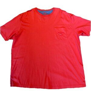 Tommy Bahama Bali Skyline Tee Shirt Men Size XXL Tutti Fruiti Embroidered Pocket